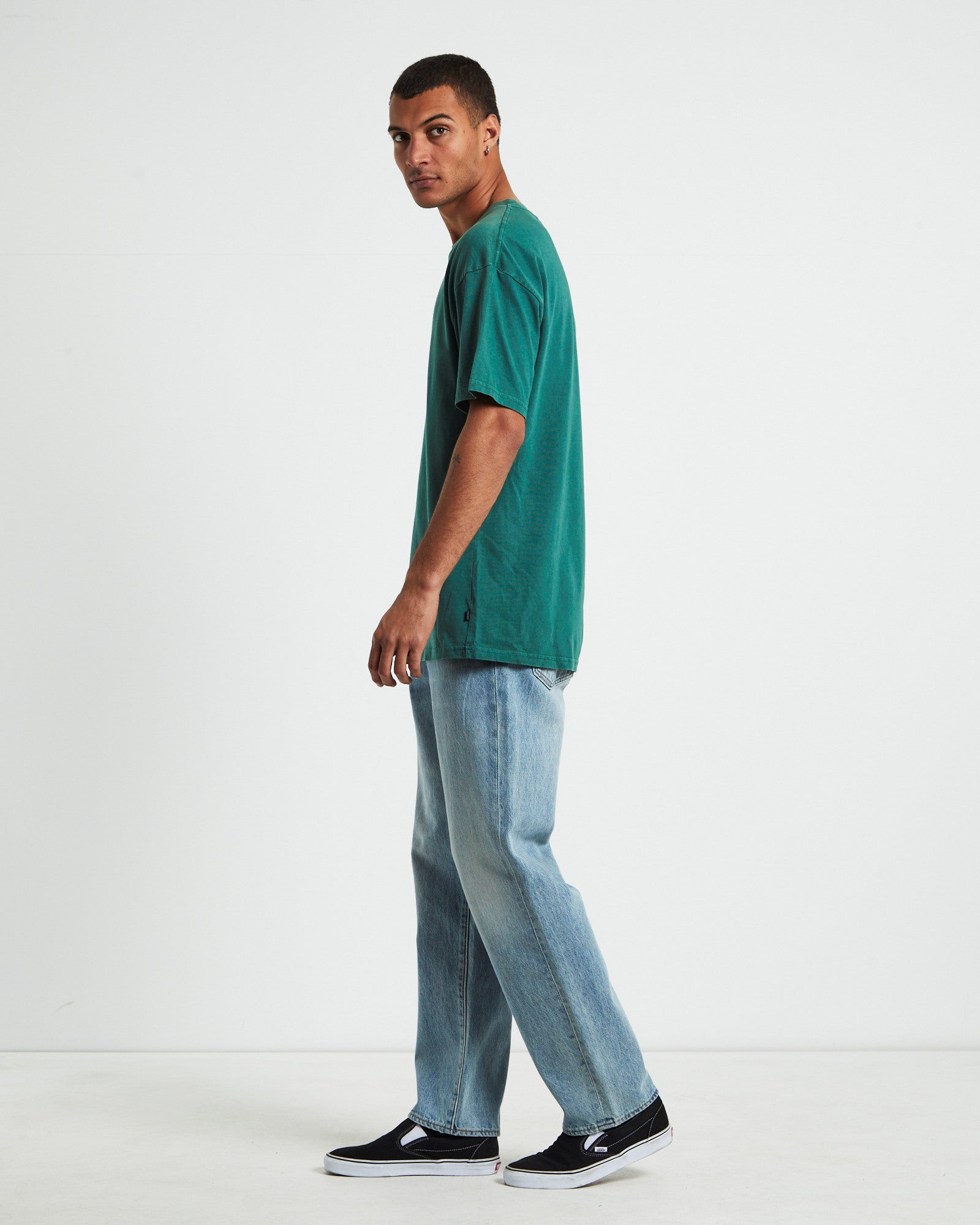 Heavy Logo Short Sleeve T-Shirt Green GREEN