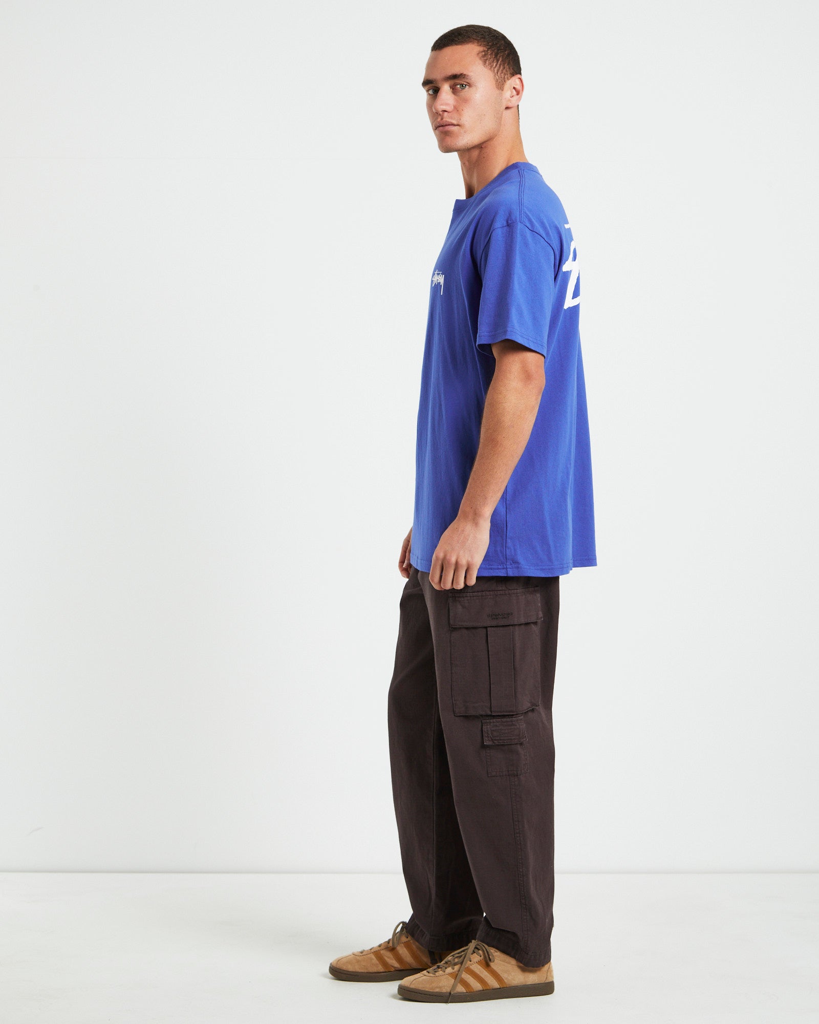 Big Stock Short Sleeve T-Shirt in Blue BLUE