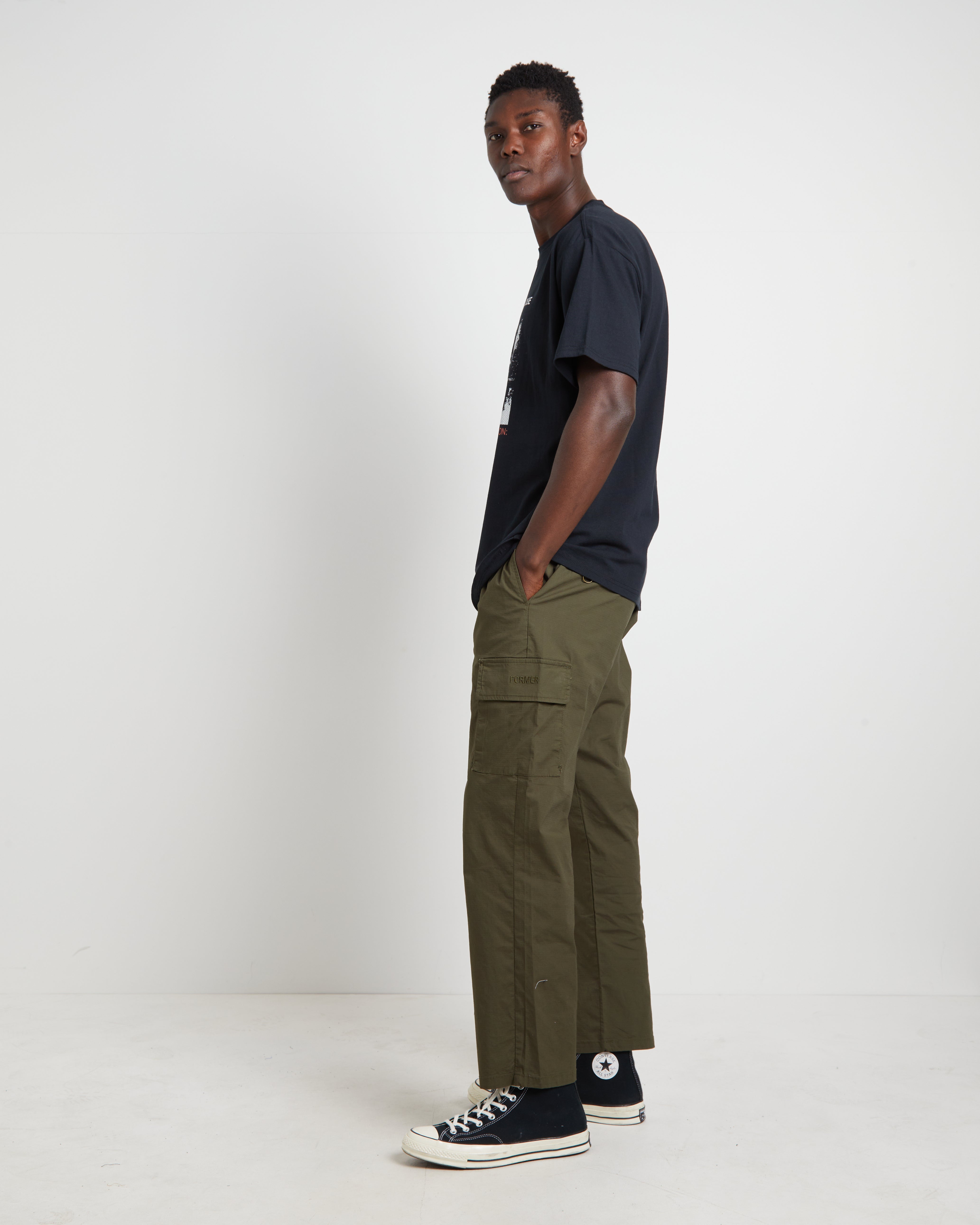 Tantrum Short Sleeve T-Shirt in Black BLACK