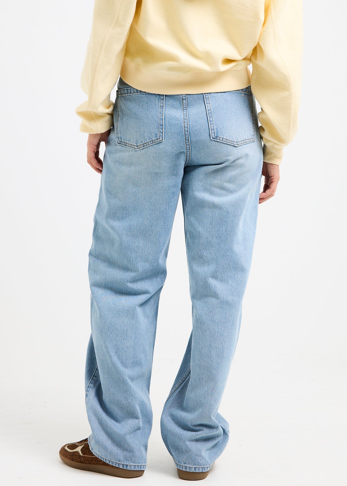 Tayla High Straight Denim Jeans OCEAN BLUE