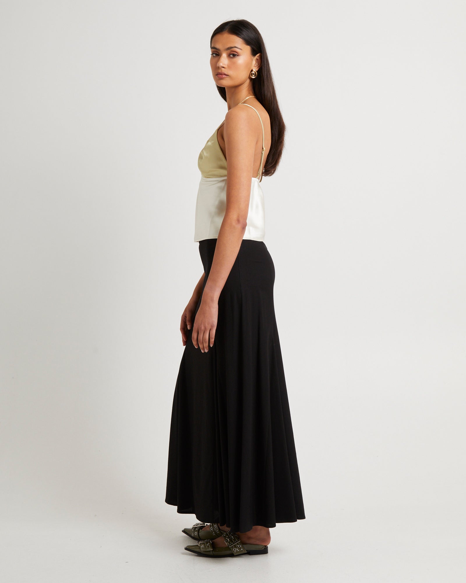 Camille Contrast Slip Top BUTTERCUP CONTRAST