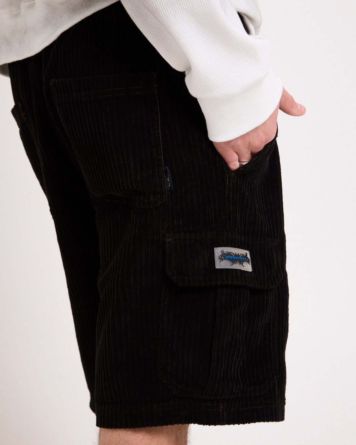 DNA Cord Cargo Shorts BLACK