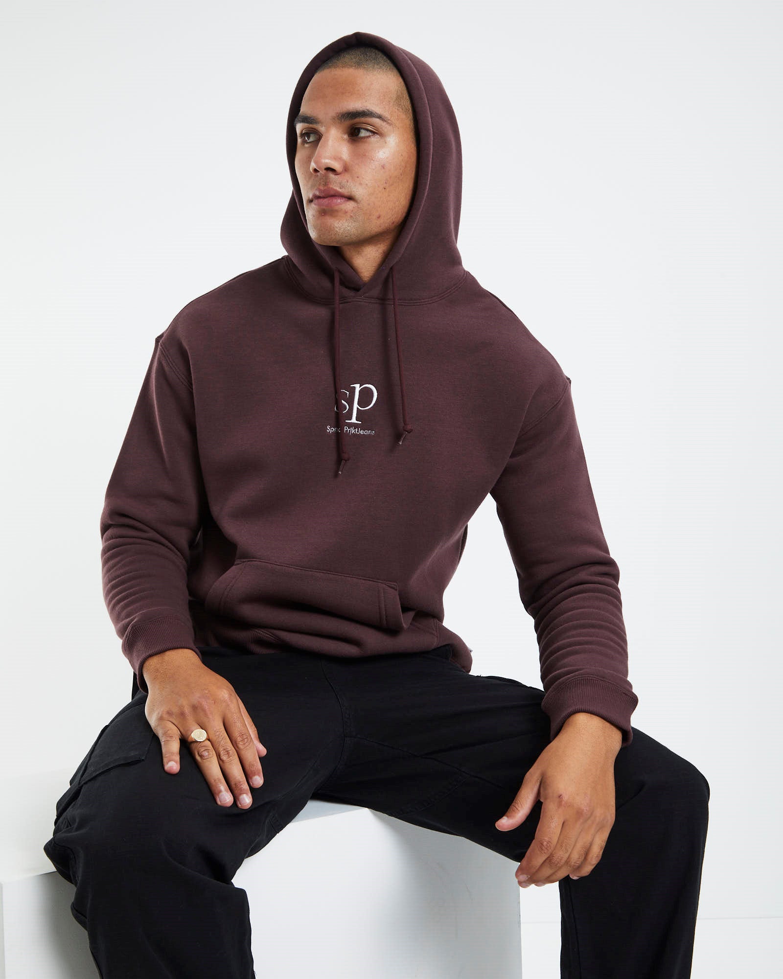 SPJ Hoodie Brown BROWN
