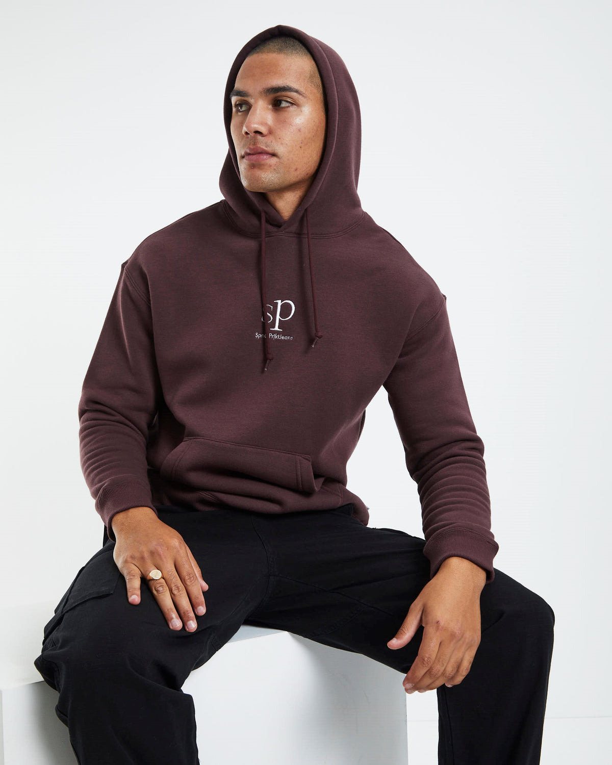 SPJ Hoodie Brown BROWN