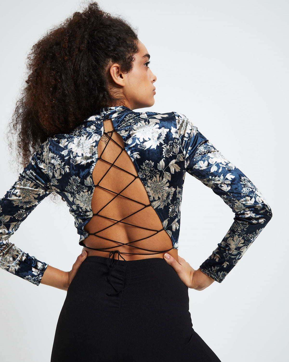 Marna Tie Back Long Sleeve Top Assorted ASSORTED