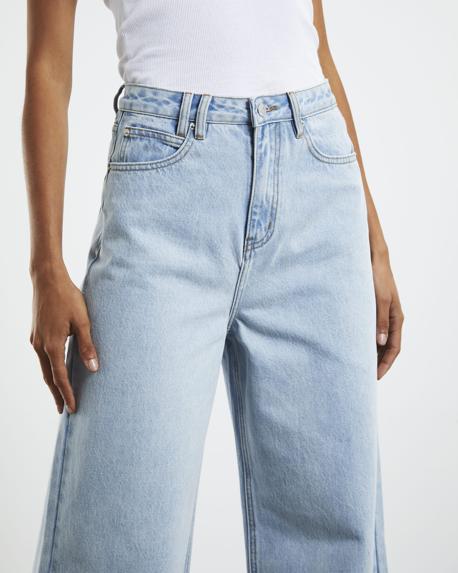 Nikita Extreme Wide Leg Jeans Maui Blue BLUE