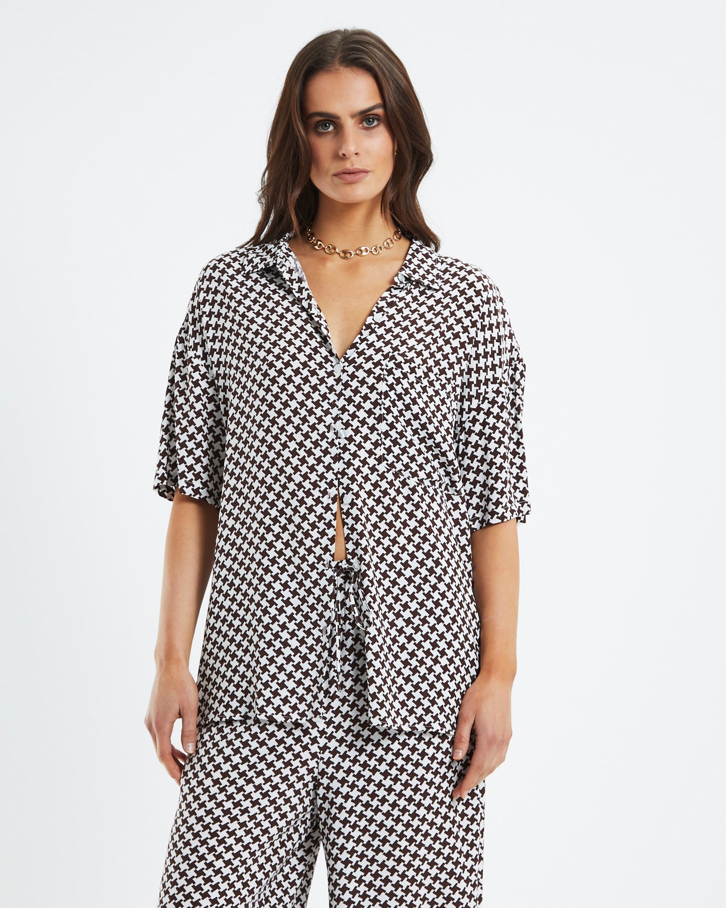 Jerry Geo Print Top Assorted