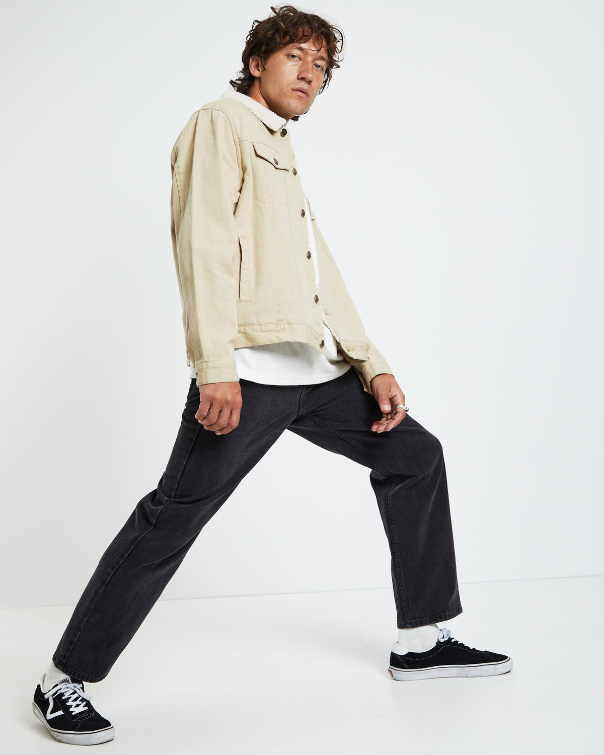 Nickleson Denim Jacket NATURAL