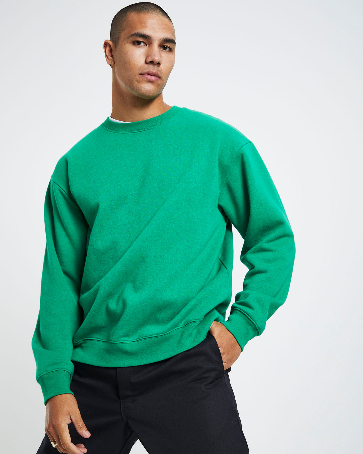 Crew Jumper Slime Green GREEN