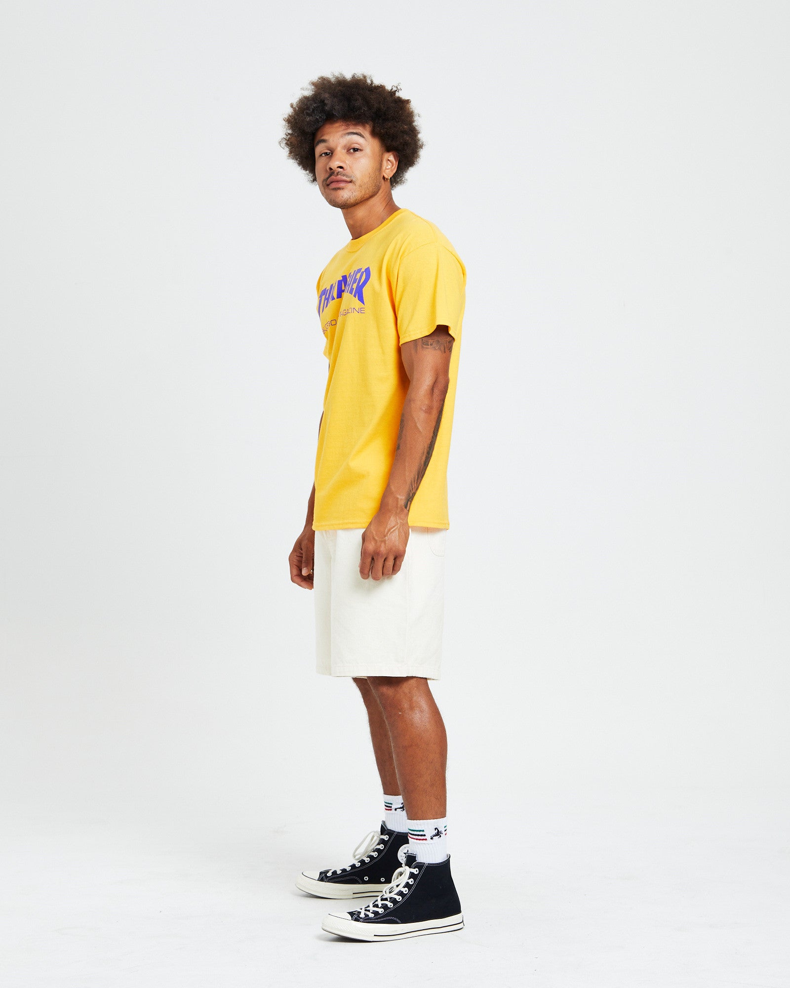 Skate Mag T-Shirt Gold/Purple GOLD