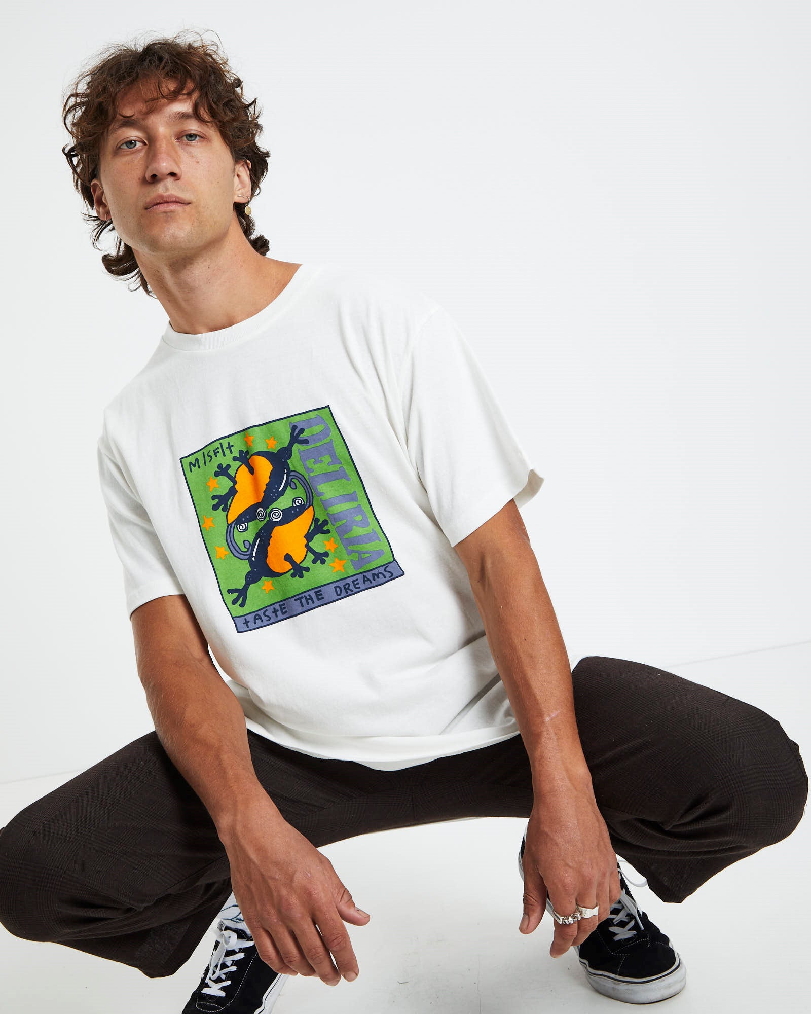 Deleria T-Shirt Washed White WHITE