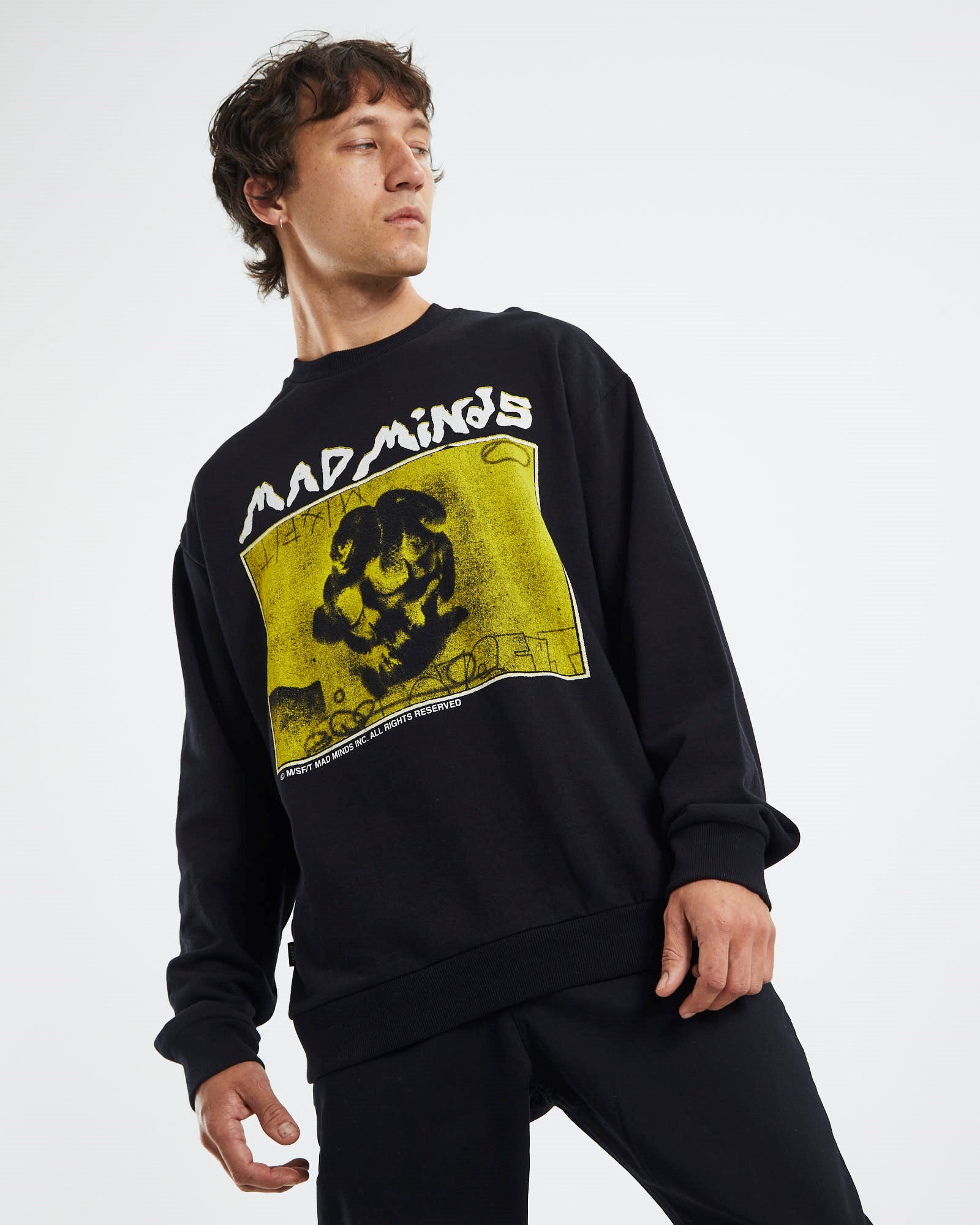 Tasty Cakes 50-50 Crew Jumper Pigment Black PIGMENT BLACK