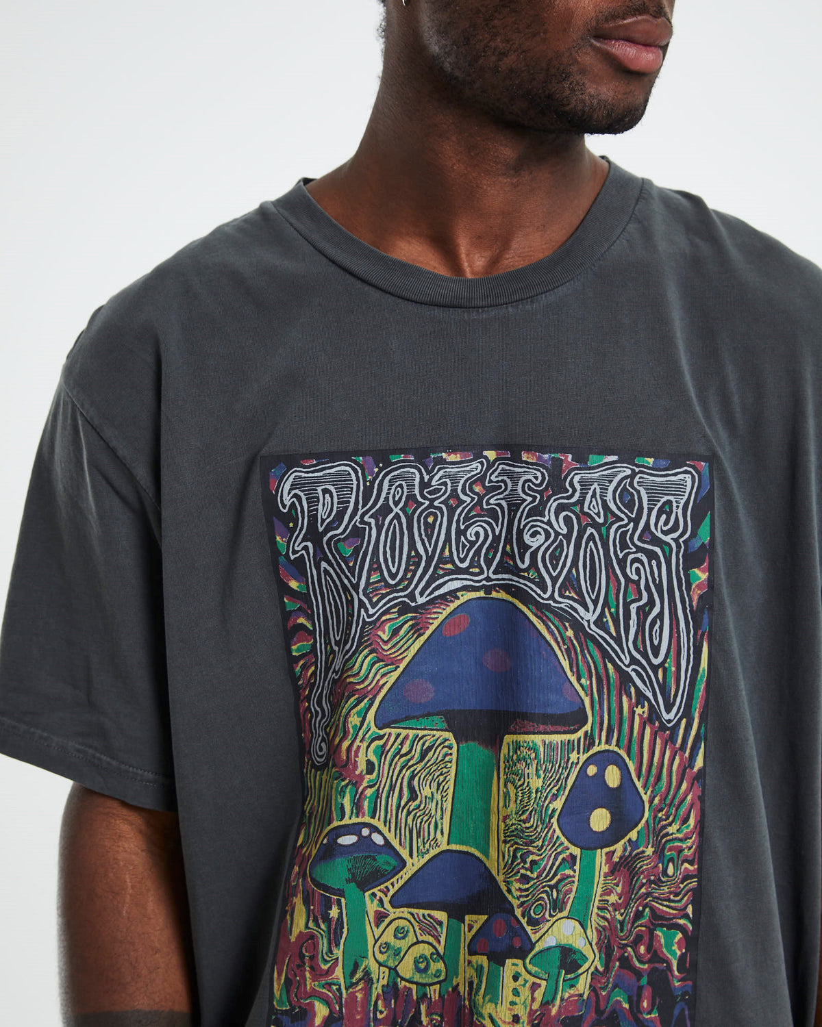 Mushies Logo T-Shirt Black BLACK