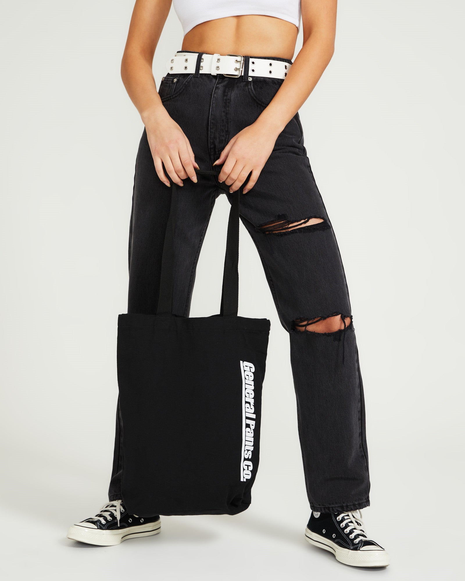 Regular Tote Bag BLACK