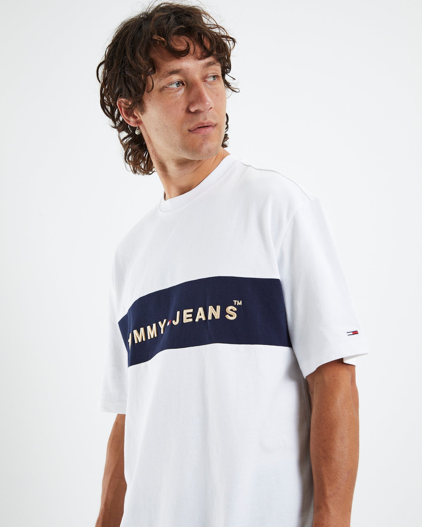 TJM Printed Archive T-Shirt White