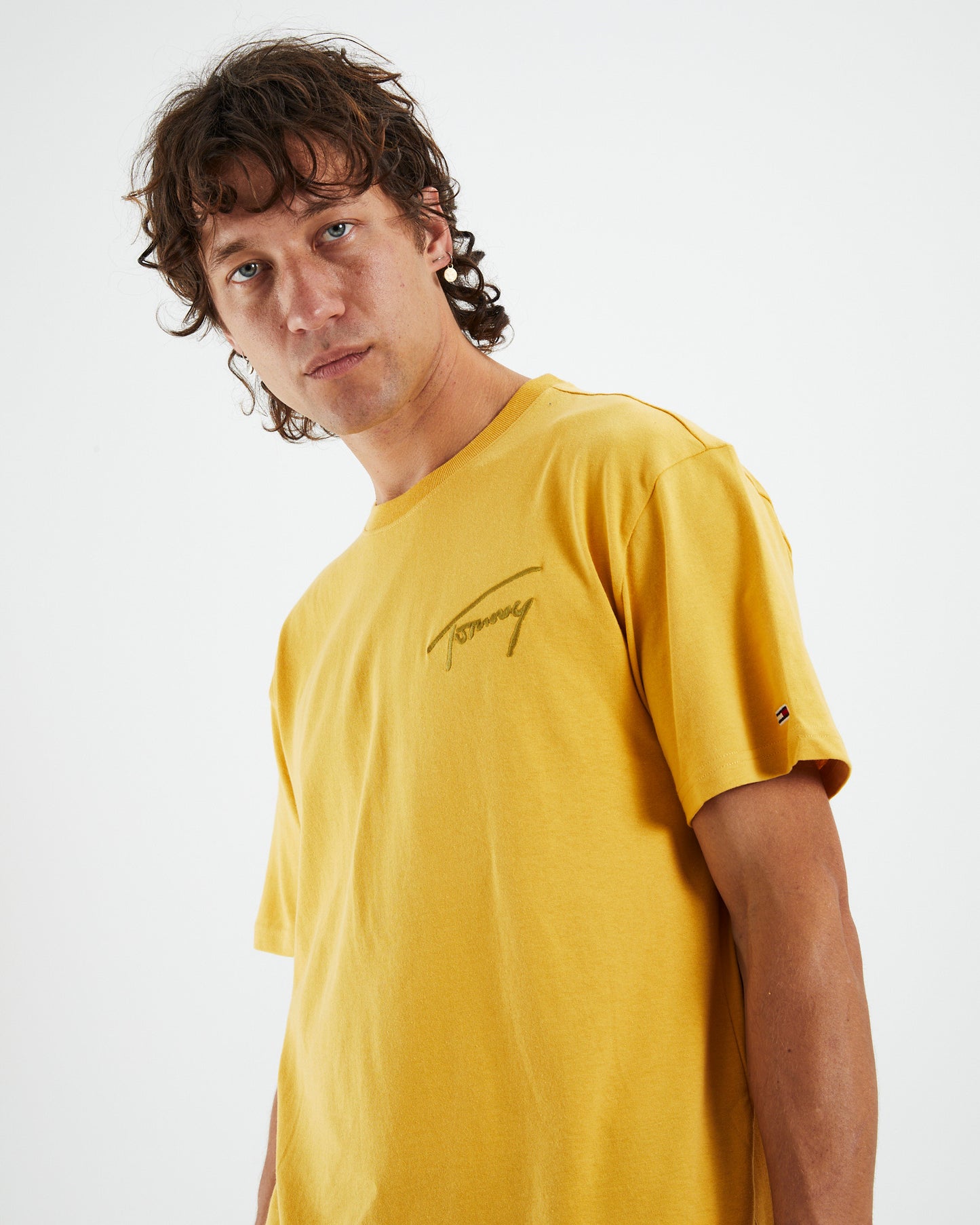 TJM Tommy Signature T-Shirt Tuscan Yellow
