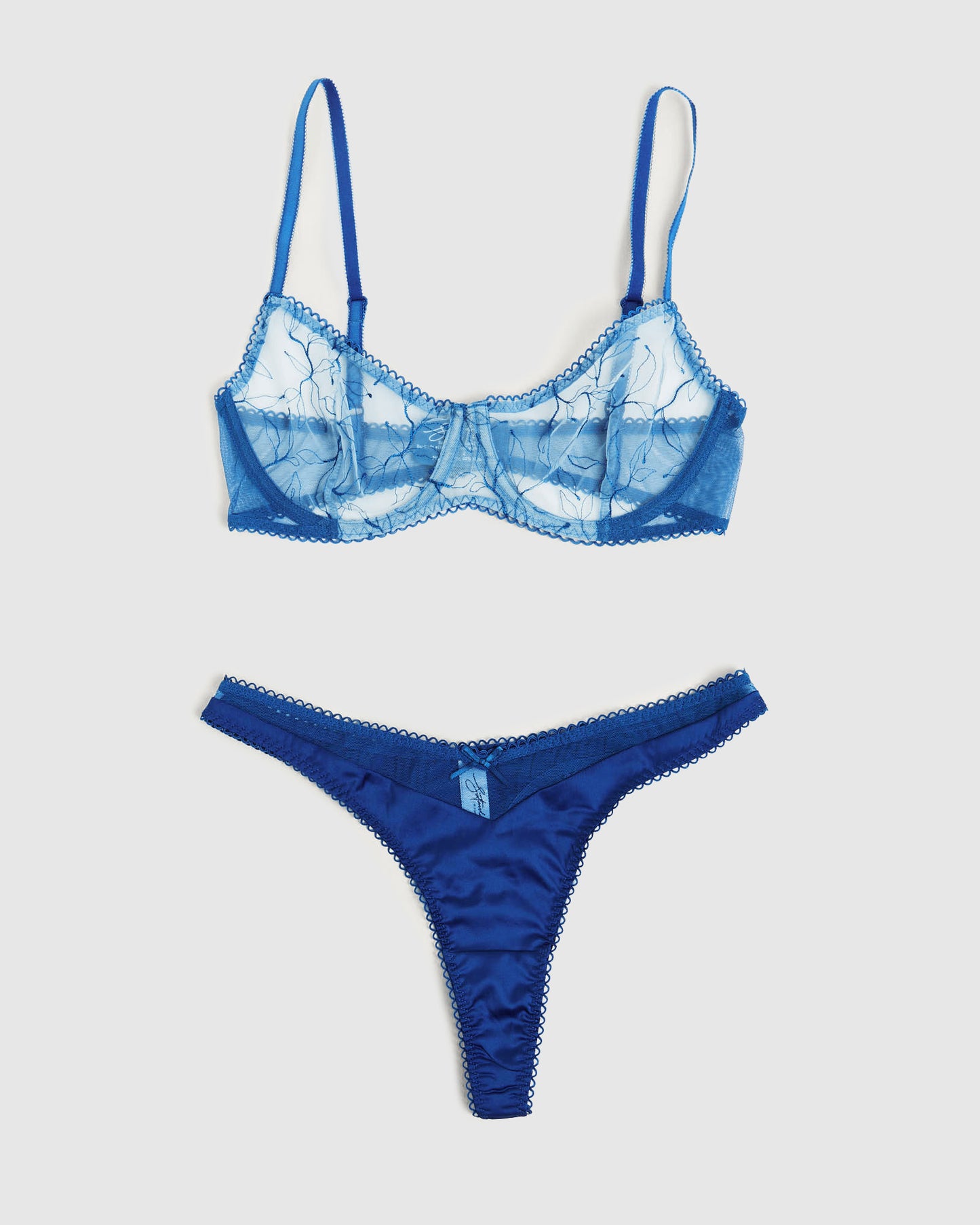 Edi Underwire Bra Blue