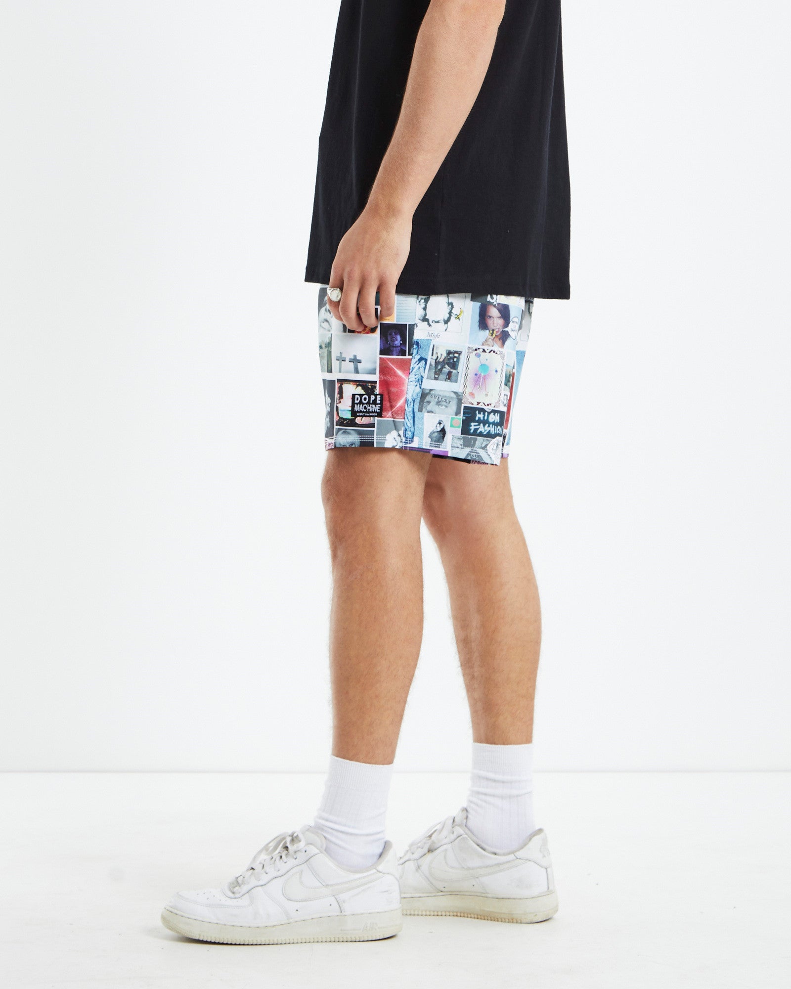 Dope Machine Boardshorts Swap to Photomulti Assorted BLACK