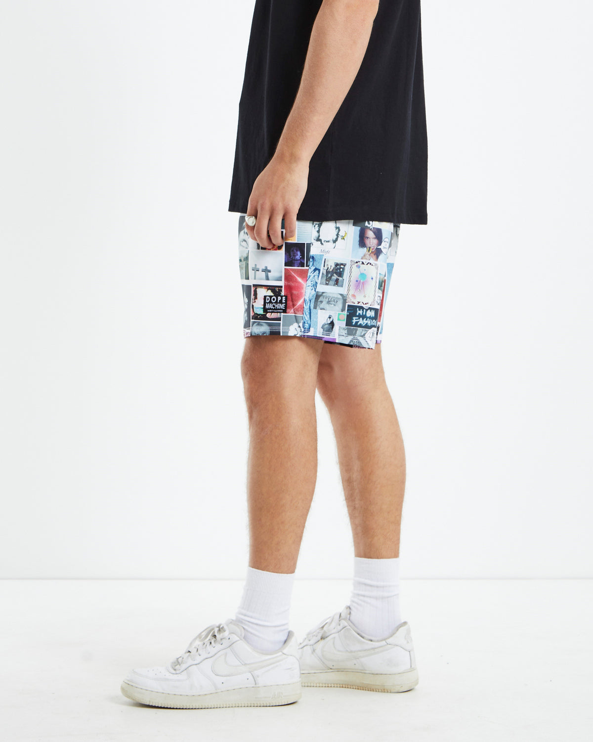 Dope Machine Boardshorts Swap to Photomulti Assorted BLACK