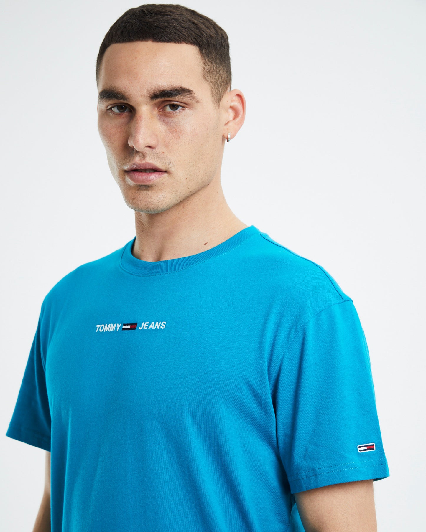 TJM Small Text T-Shirt New Teal