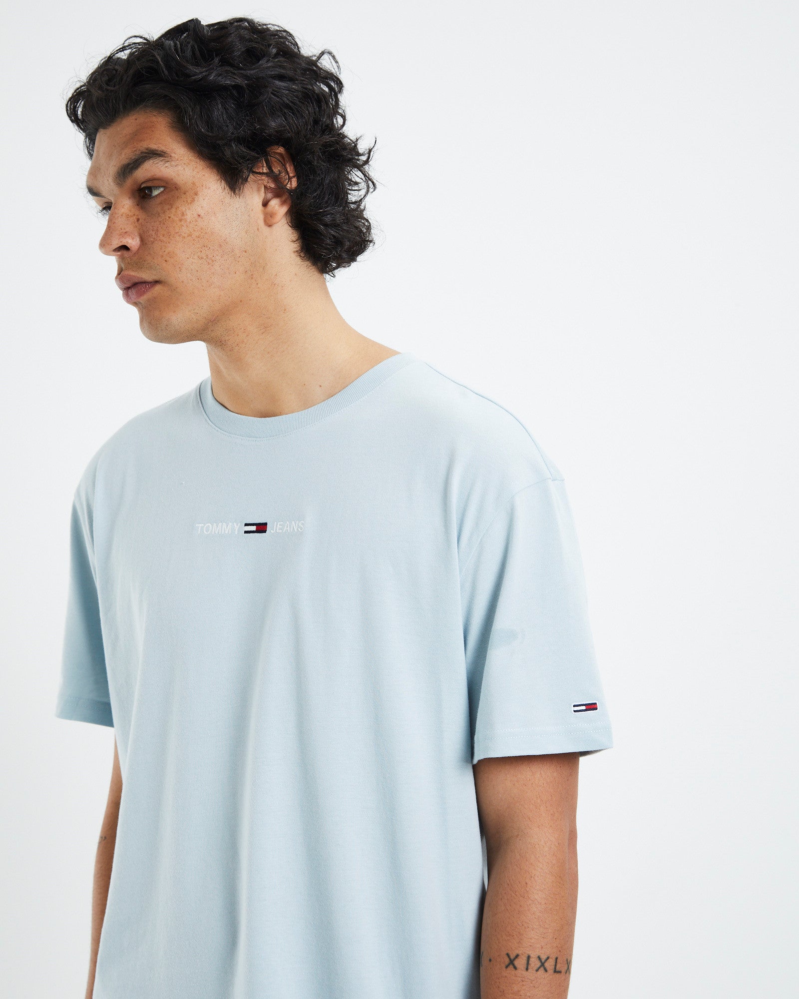 TJM Small Text T-Shirt Oasis Blue BLUE