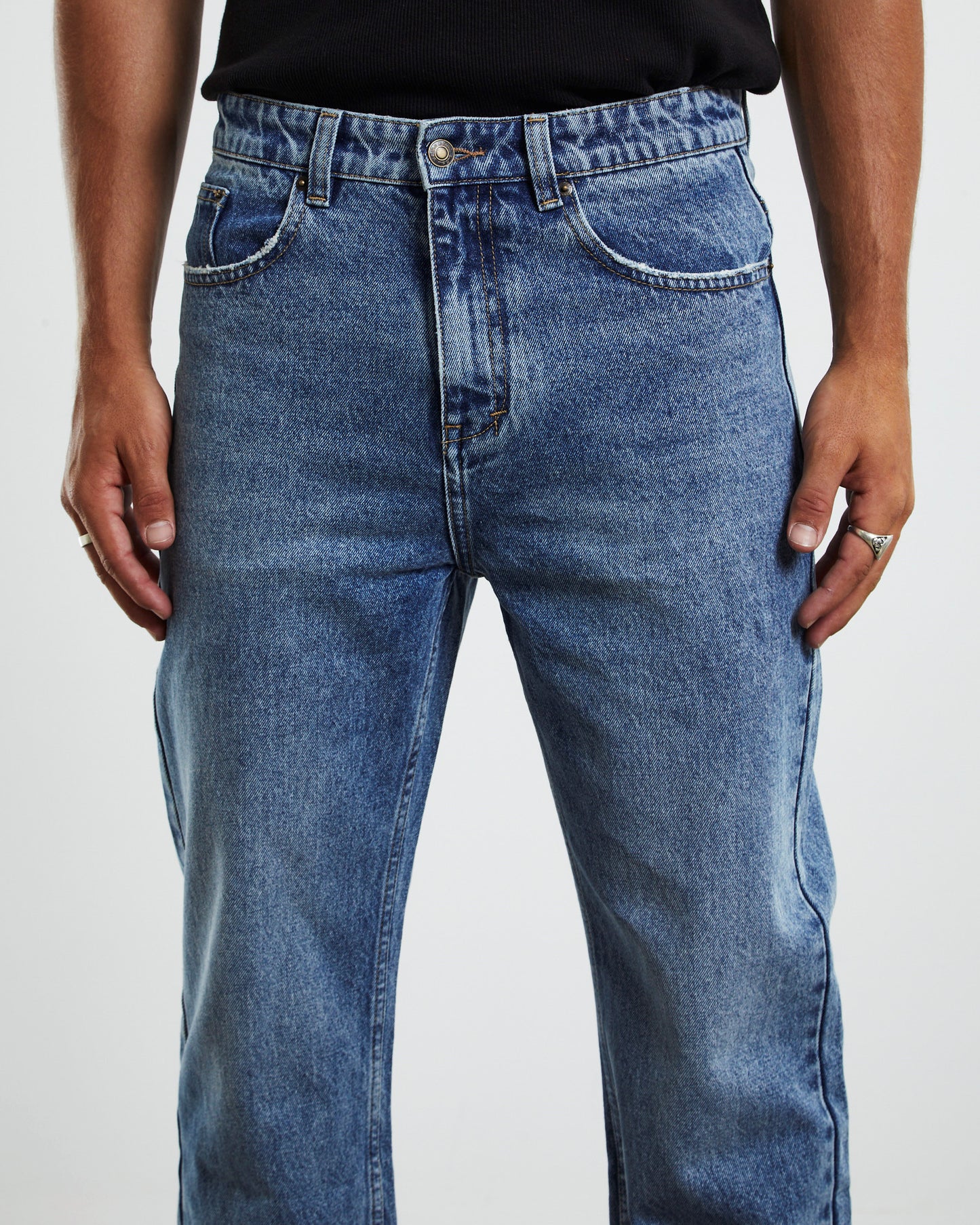 Colt Straight Jeans Wasted Blue