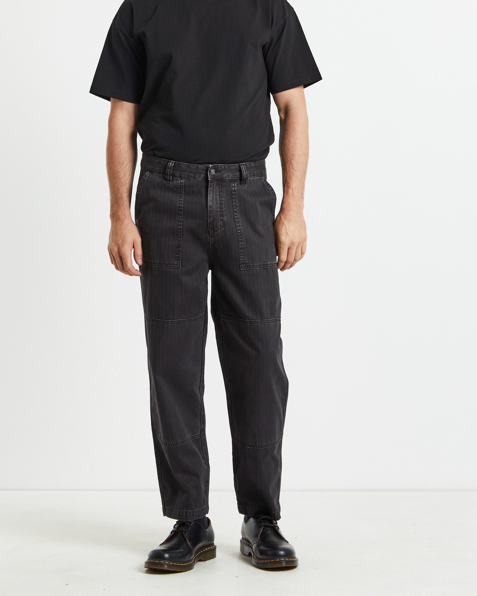 Good Home Pants Washed Black