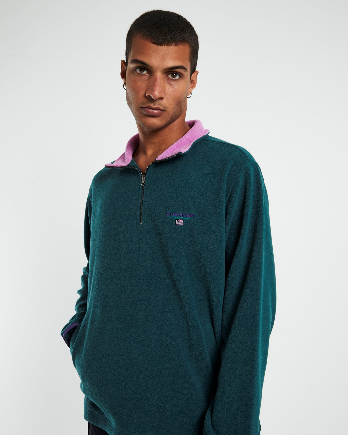 International Polar Fleece Jumper Pine Green