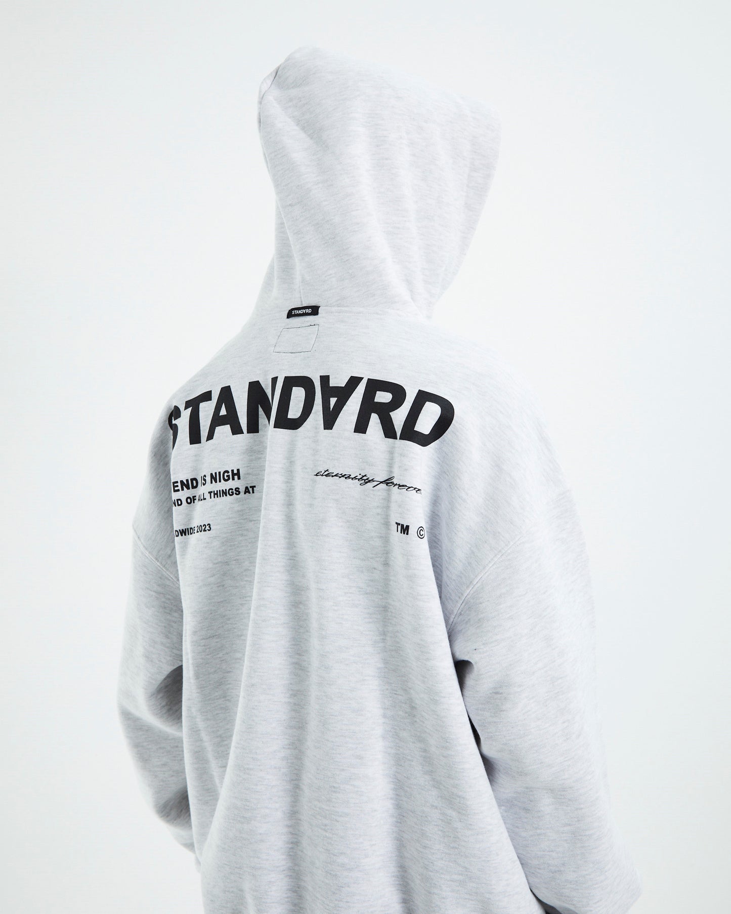 Nigh Hoodie Grey Marle