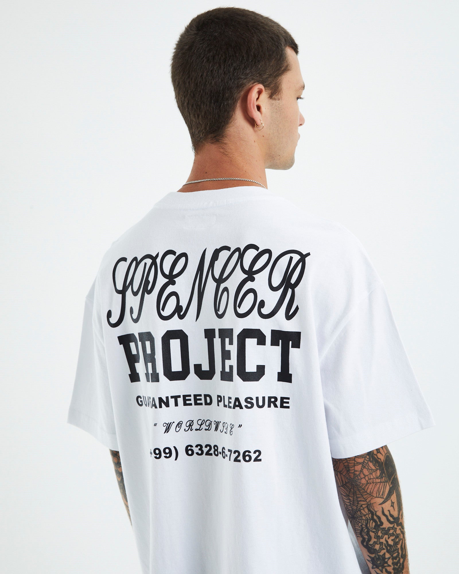 Pleasure Short Sleeve T-Shirt White WHITE
