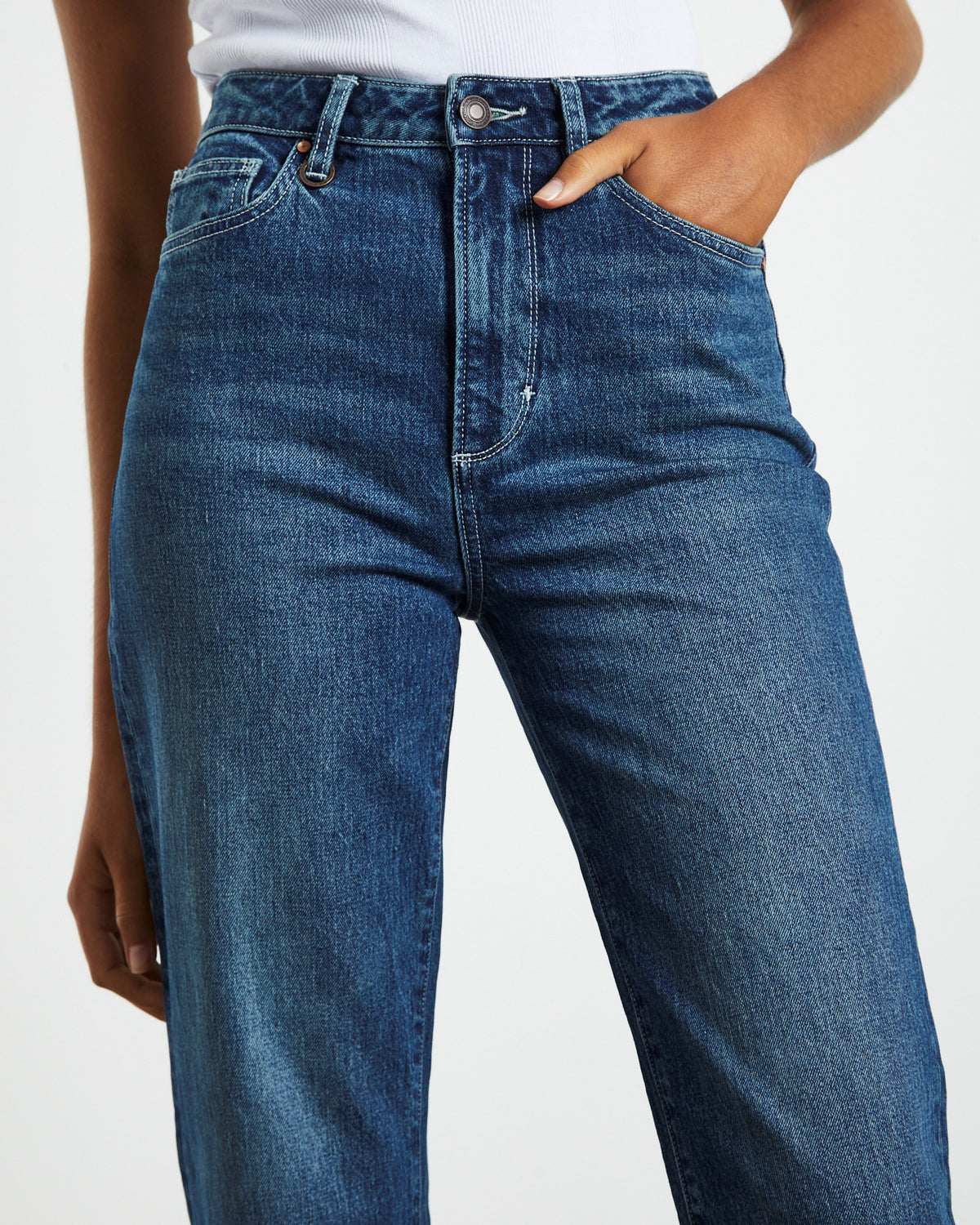 Nico Straight Jeans Isolation Blue BLUE