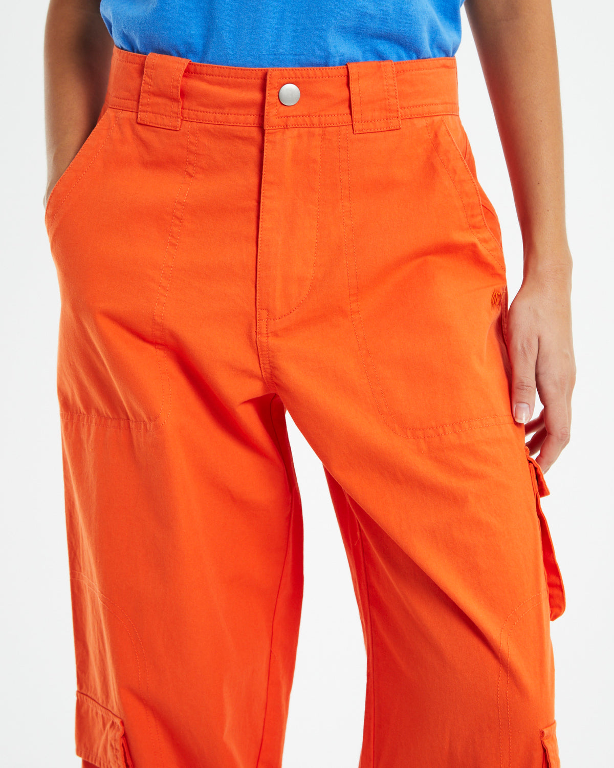 Water Pipe Cargo Pants Sherbert Orange ORANGE