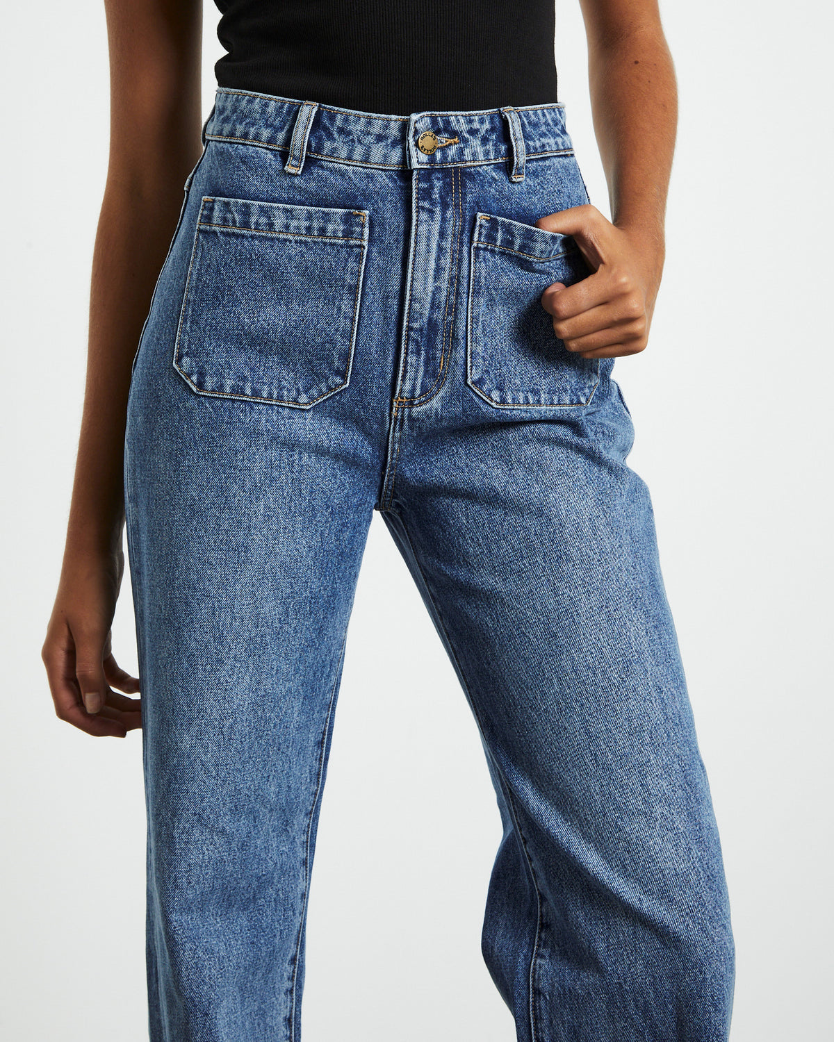 Sailor Jeans Long Janet Recycled Blue BLUE