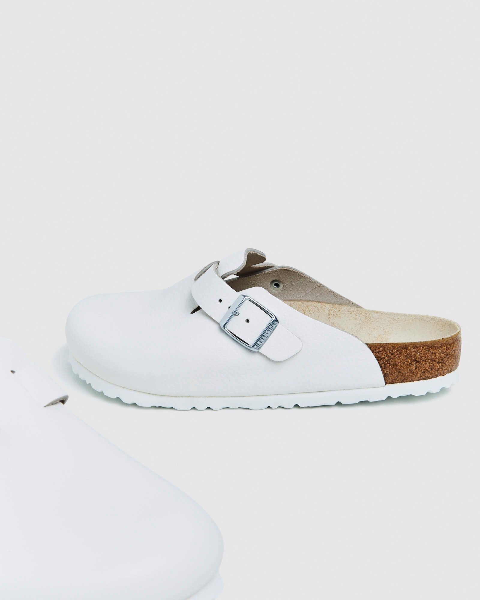 Boston Regular Sandals Natural Leather White WHITE