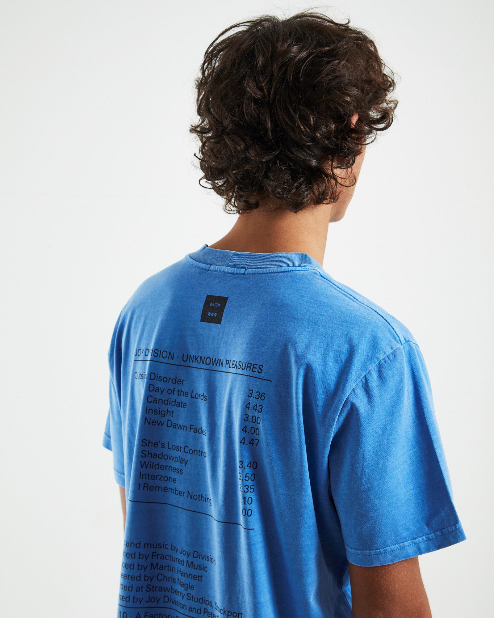 Joy Division Band T-shirt Powder Blue BLUE