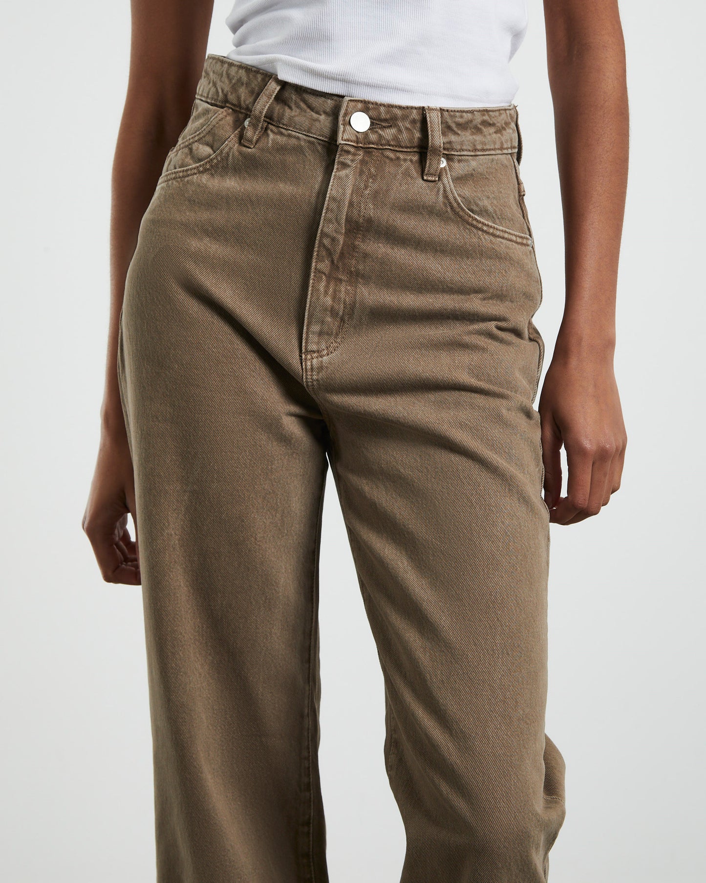 Heidi Jeans Ankle Mink Brown