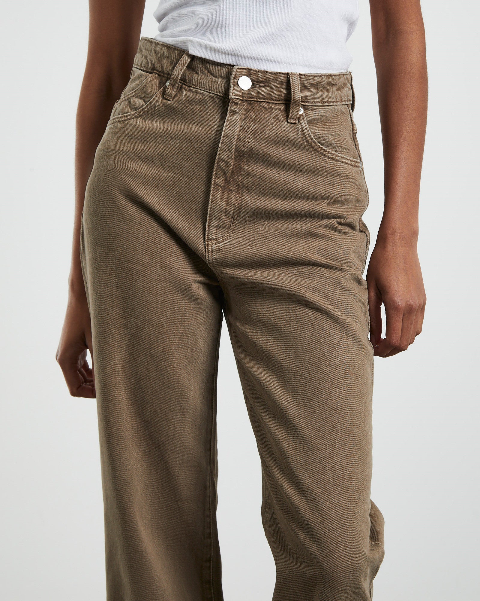 Heidi Jeans Ankle Mink Brown BROWN