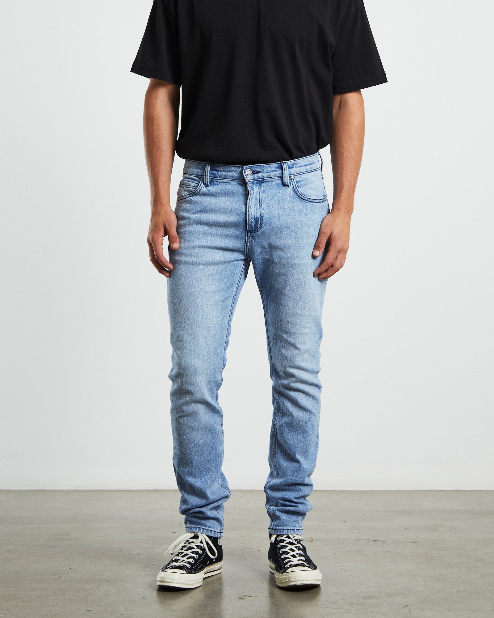 Stinger Skinny Denim Jeans Stone Bleach DENIM