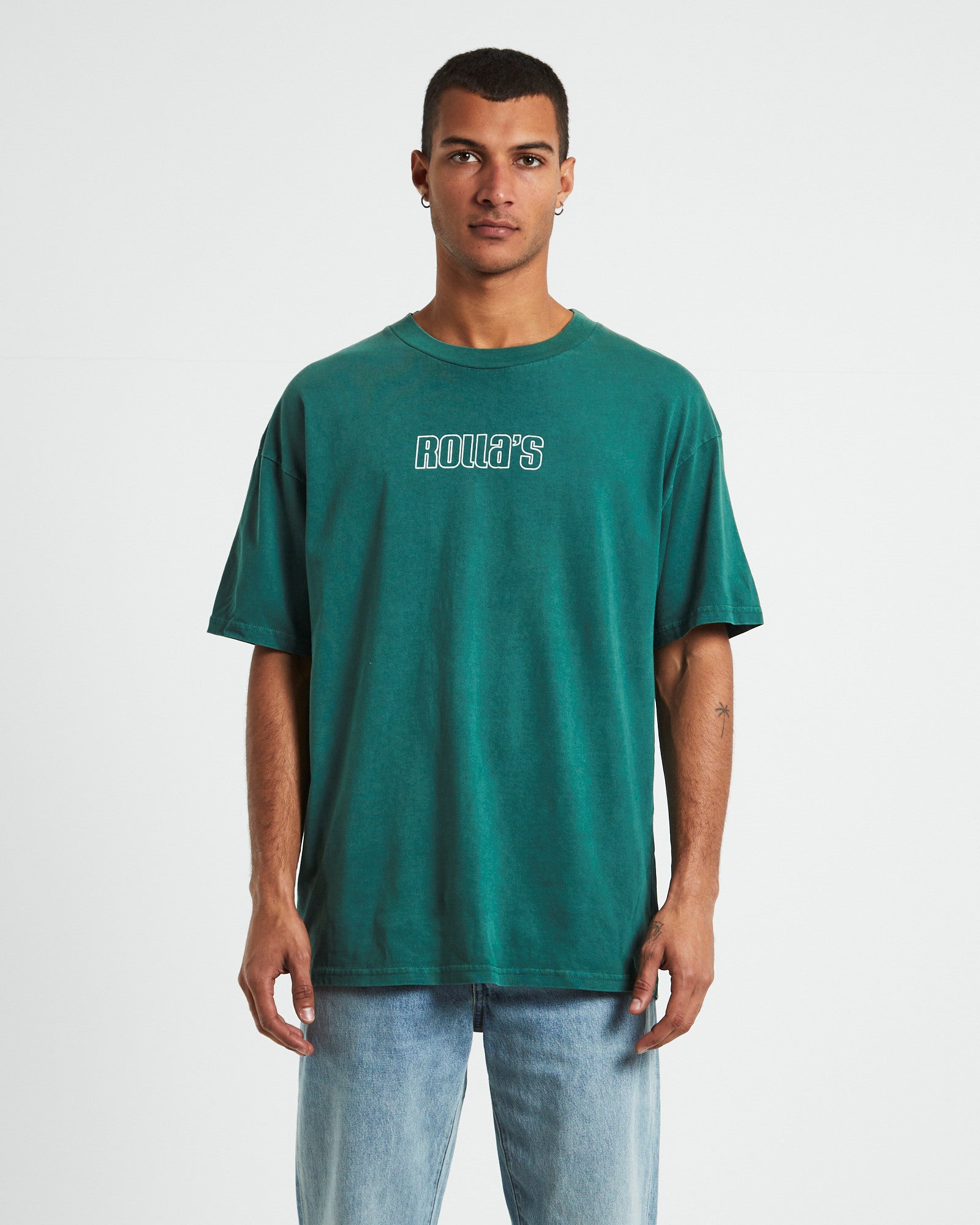 Heavy Logo Short Sleeve T-Shirt Green GREEN