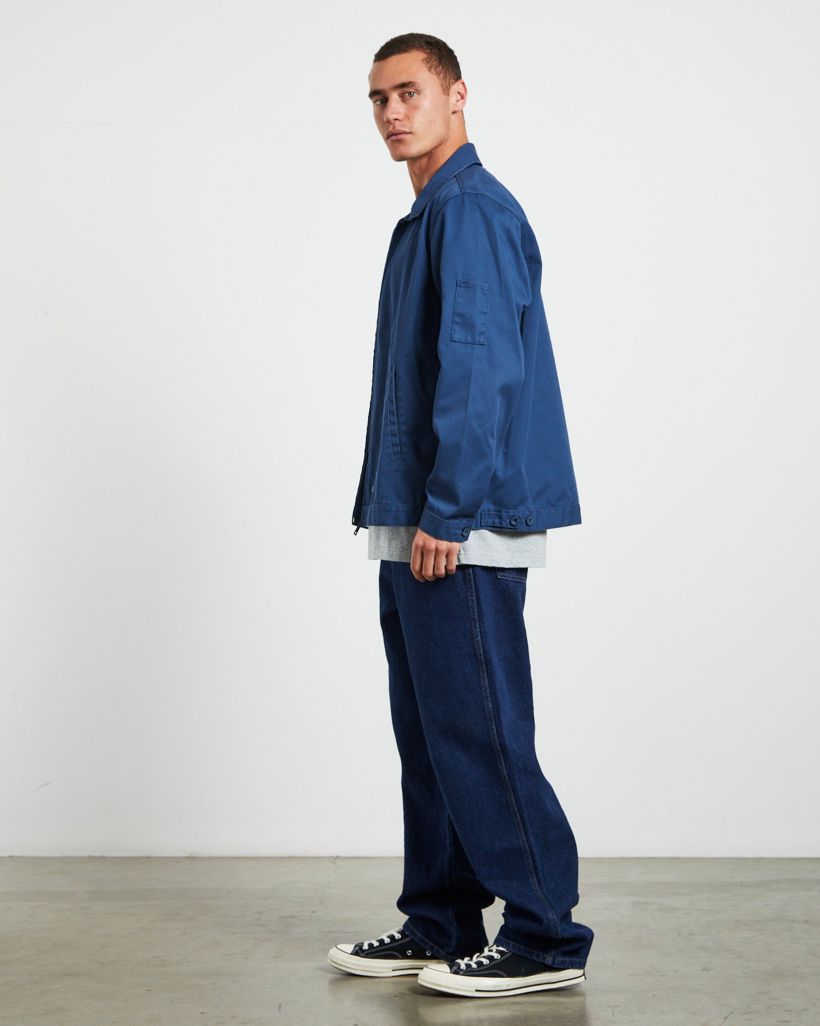 Eisenhower Jacket in Dark Denim BLUE