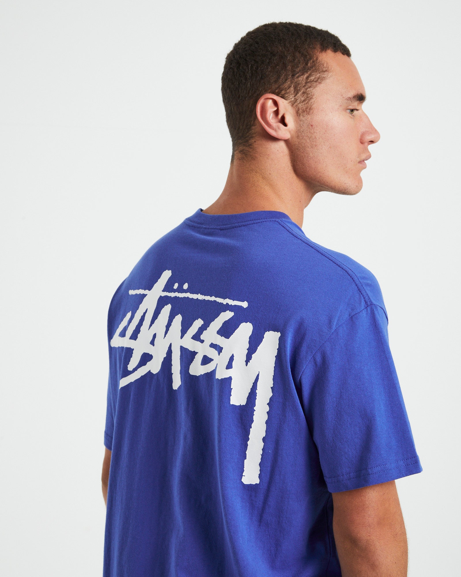 Big Stock Short Sleeve T-Shirt in Blue BLUE
