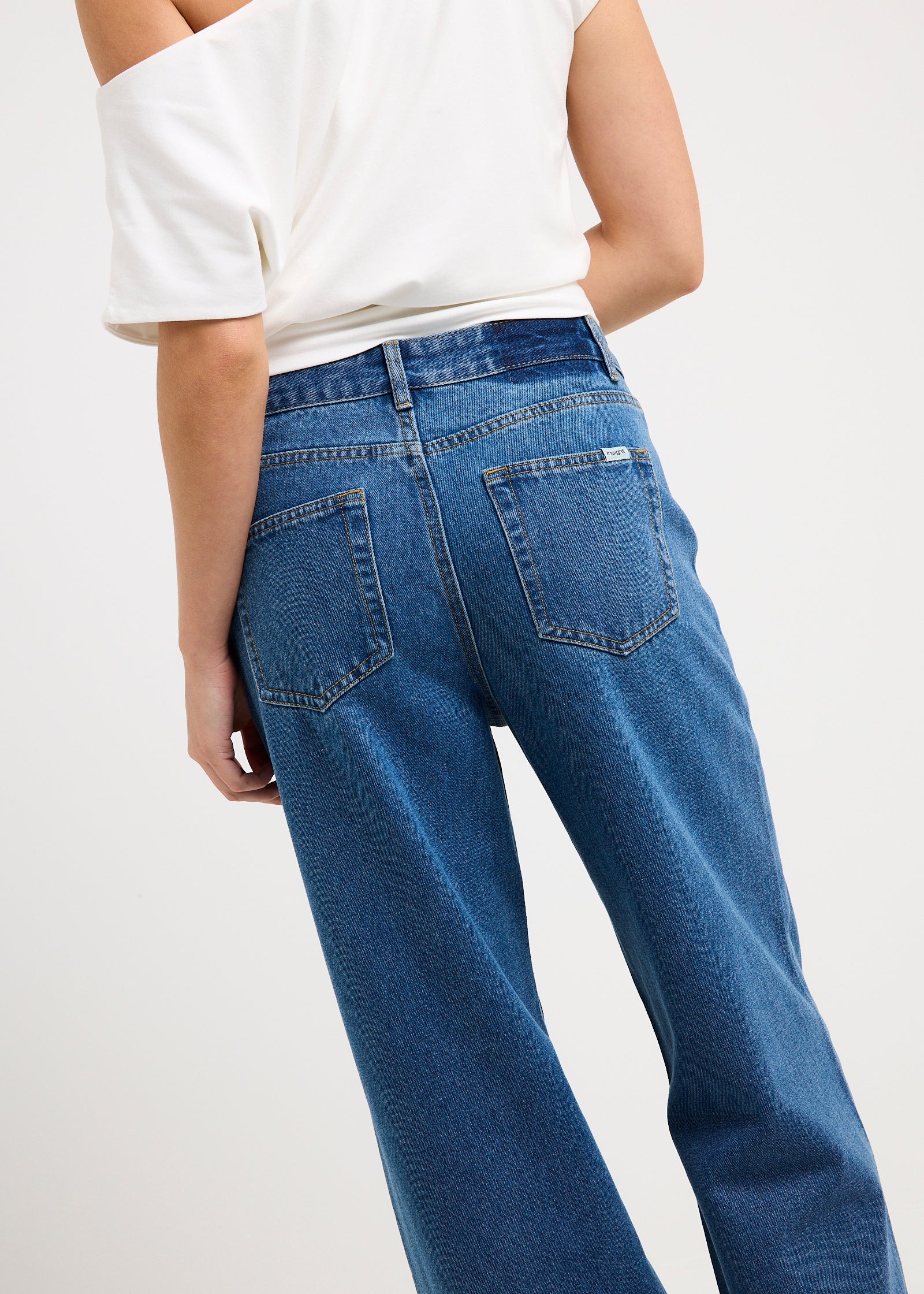 Misty High & Wide Denim Jeans MOODY BLUE