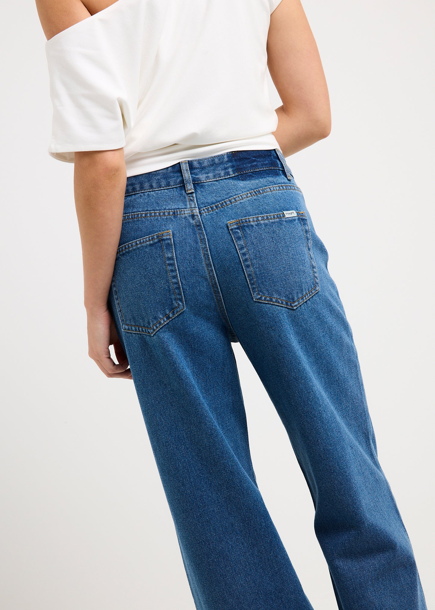 Misty High & Wide Denim Jeans MOODY BLUE