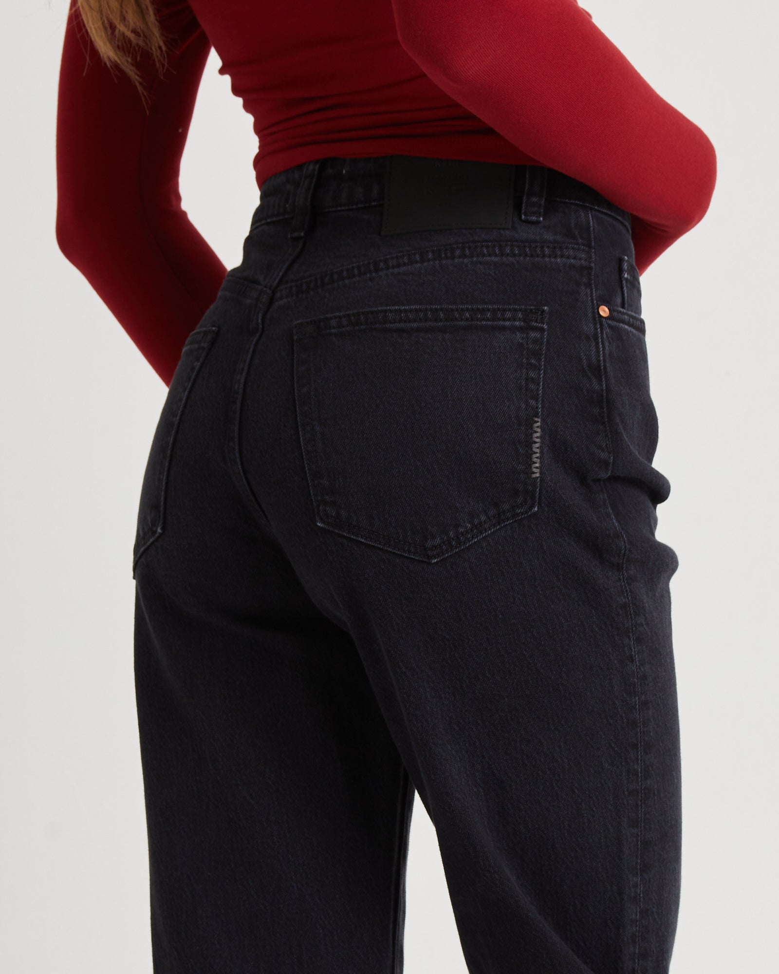 Nico Straight Denim Jeans Blackout BLACKOUT