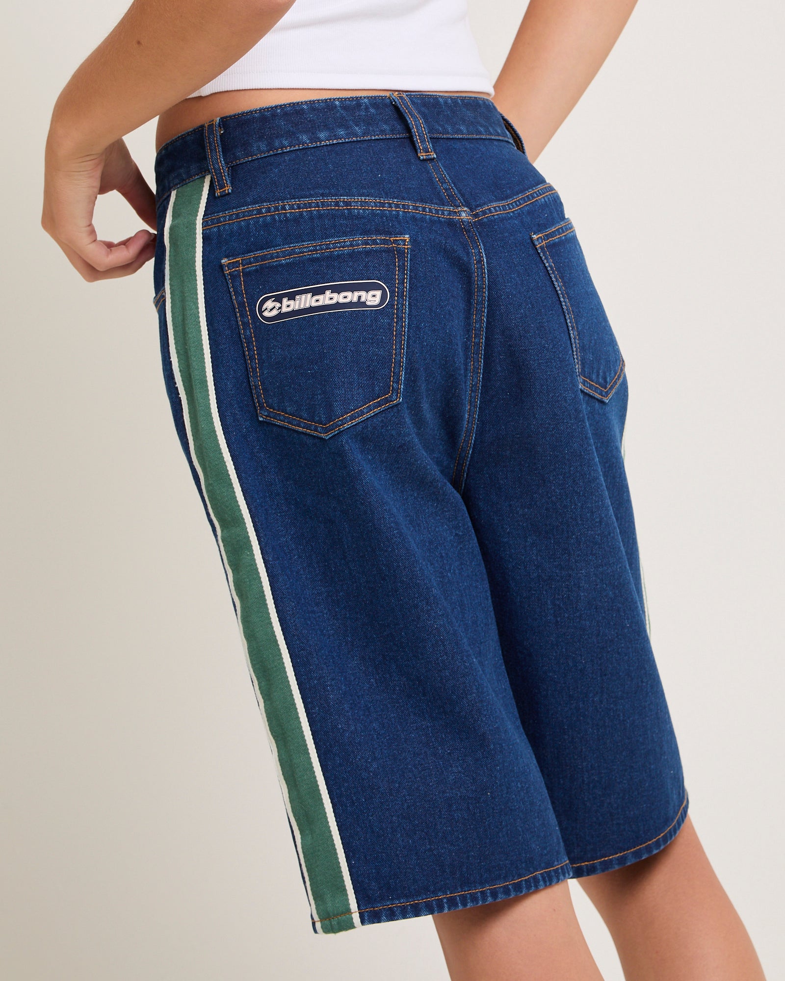 Bong Rule Denim Jorts SUN FADED INDIGO