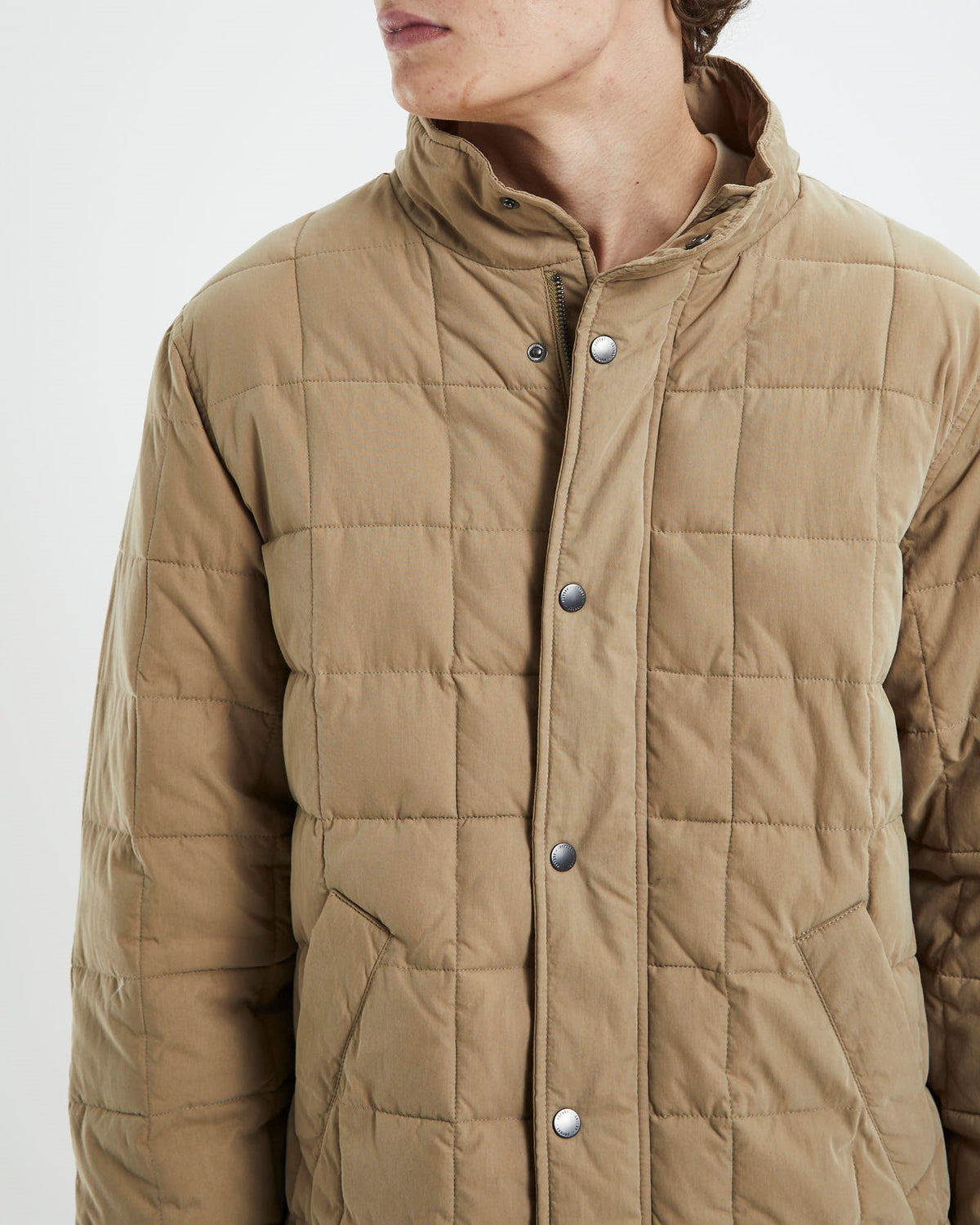 Brenton Puffer Jacket Brown BROWN