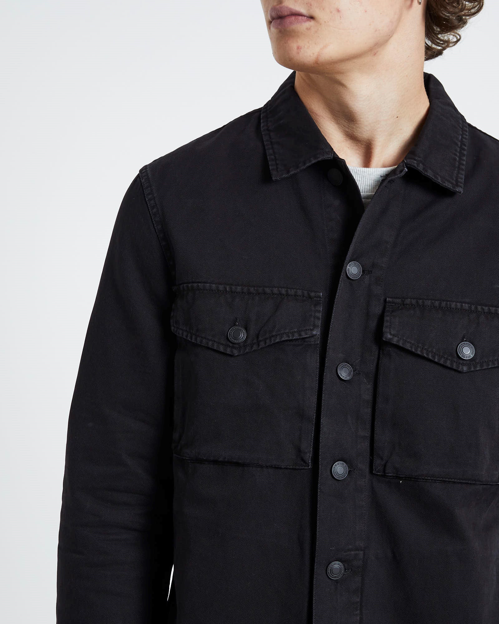 Miller Overshirt Black BLACK