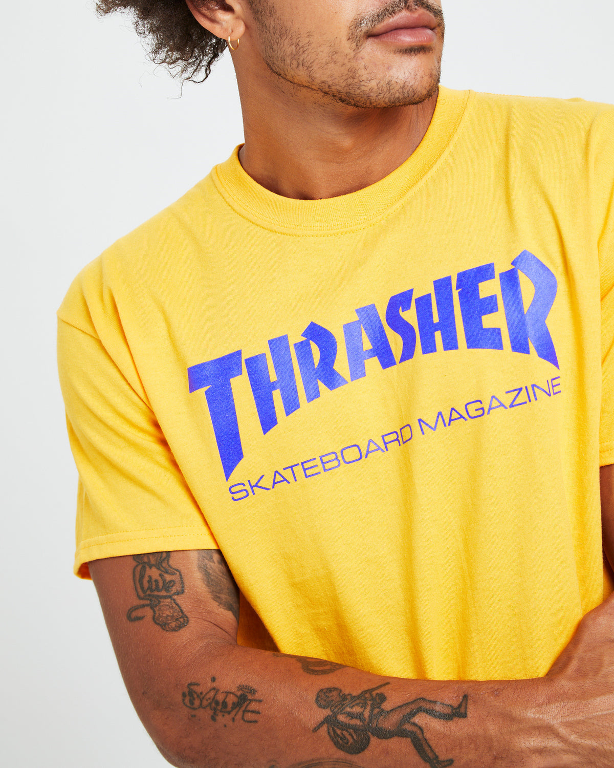 Skate Mag T-Shirt Gold/Purple GOLD