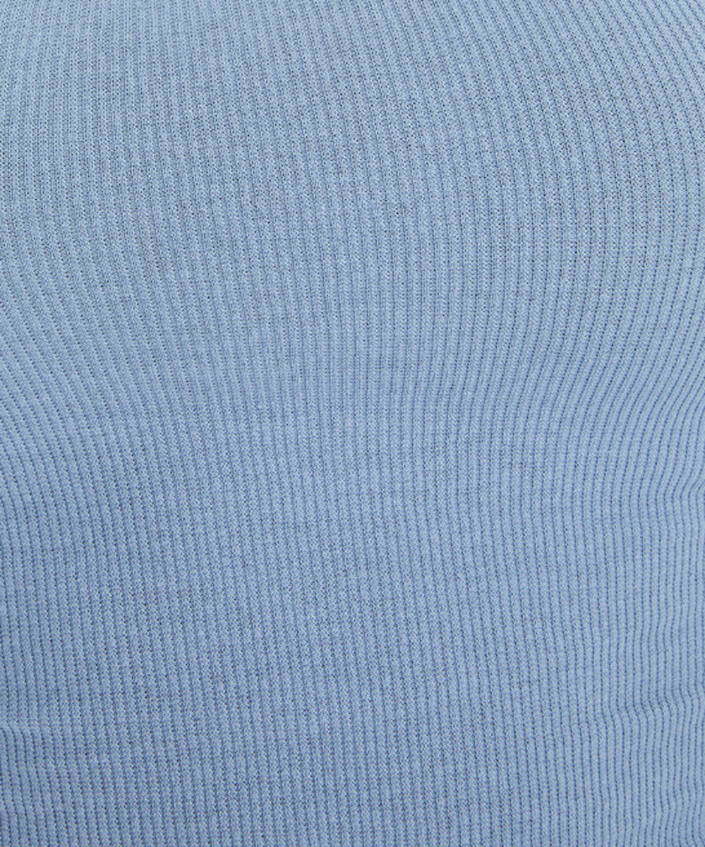 One Shoulder Tank Top Baby Blue BLUE