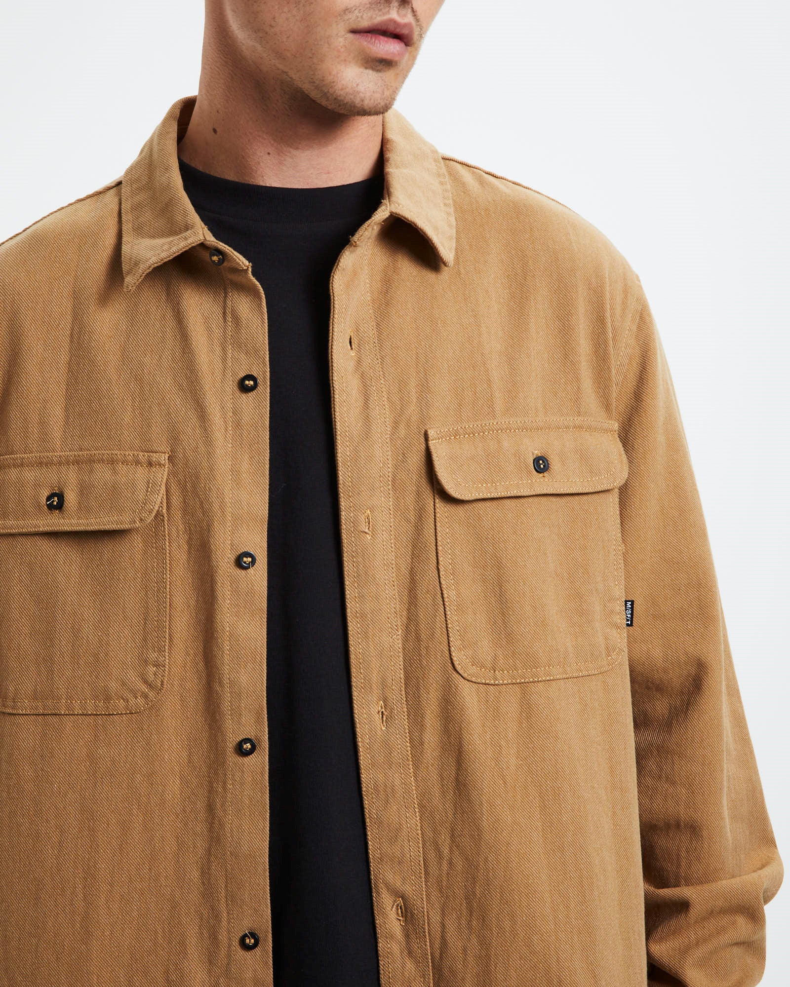 Up Nation Work Long Sleeve Shirt Tan TAN